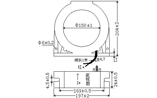 STA806零序电流互感器