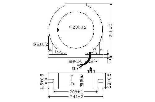 STA807零序电流互感器